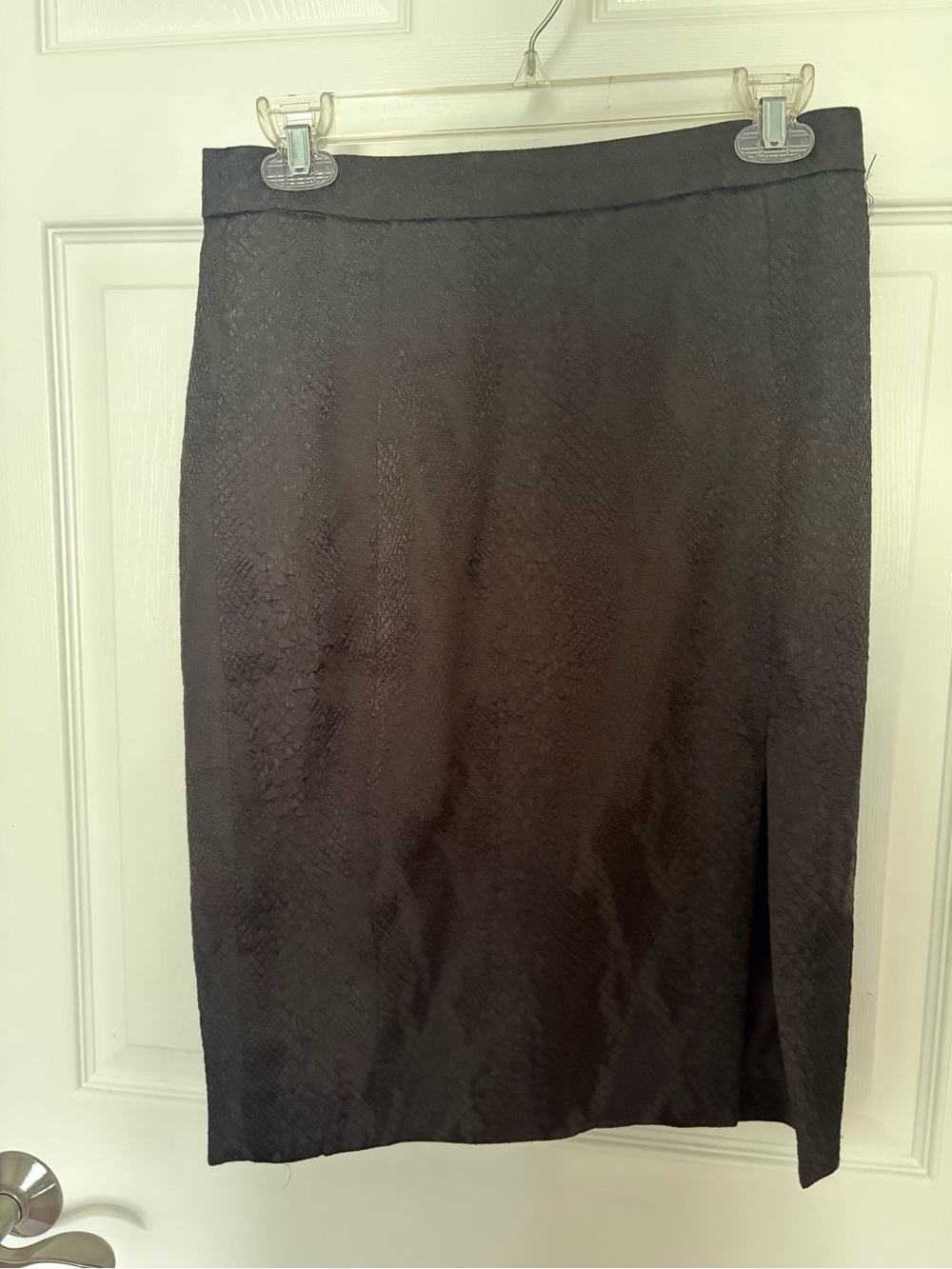 Altuzarra Black Textured Pencil Skirt